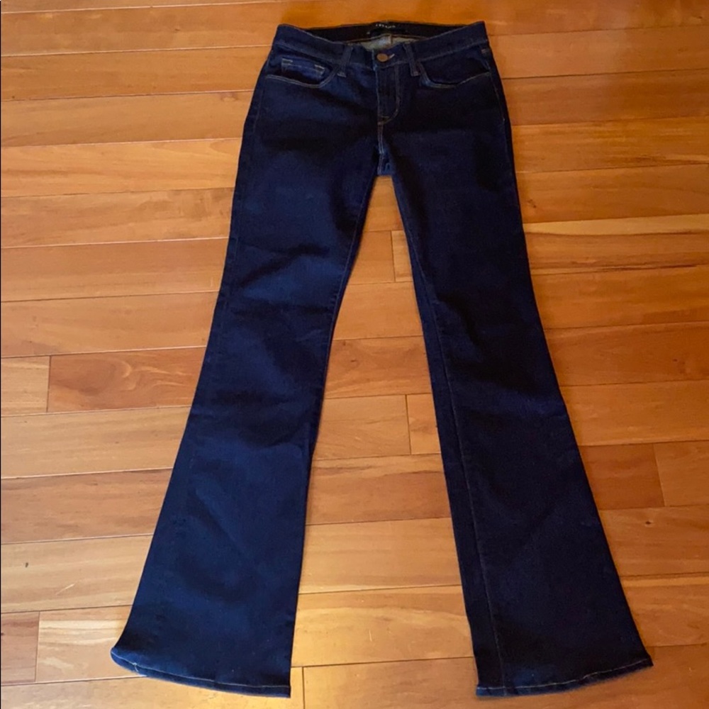 J Brand dark blue bootleg jeans - 24